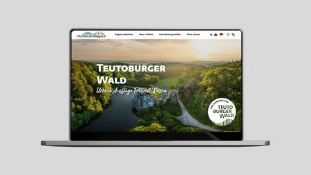 Beispielansicht der Gäste-Website Teutoburger Wald
