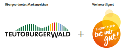 Logo Teutoburger Wald + Wellness-Signet